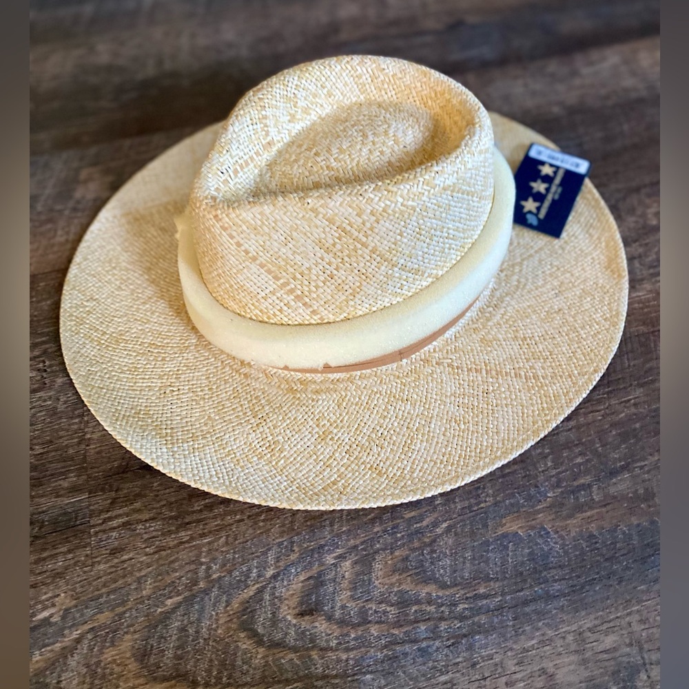 American Hat Makers Paulo Natural Straw Sun hat